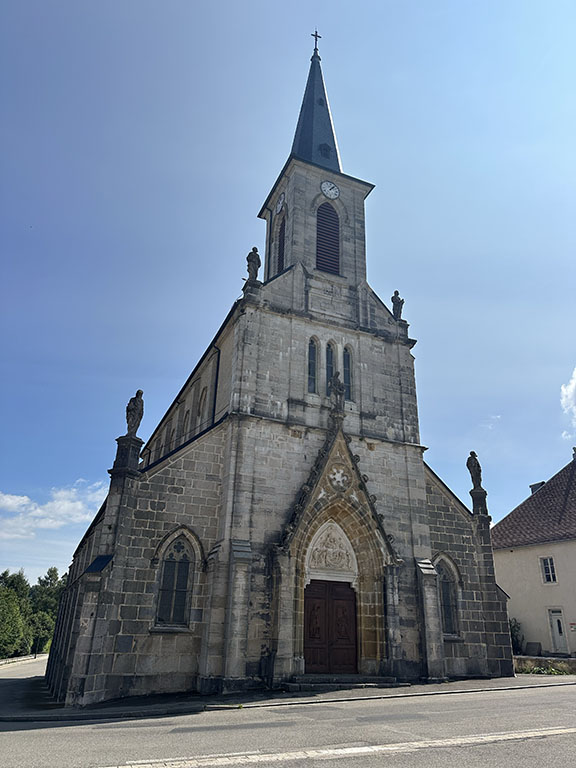 eglise remoray gravel doubs itinéraire