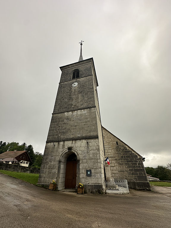 Morteau doubs gravel itinéraire route eglise le bizot