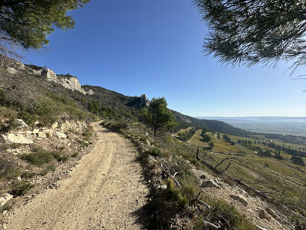 chemin itinéraire gravel tour des dentelles de montmirail